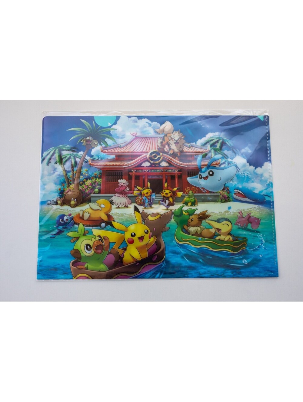 Pokemon Center Okinawa File Folder 8.5" by 11" Limited Edition